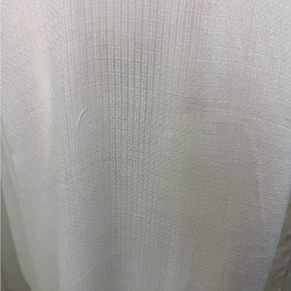 Walter Baker Cover Up One Size White Acapulco Kaftan Maxi Dress Tassels #186 - Picture 9 of 14